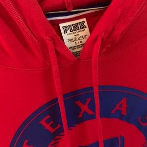 VS Pink! Texas Rangers hoodie - size Large ❤️💙